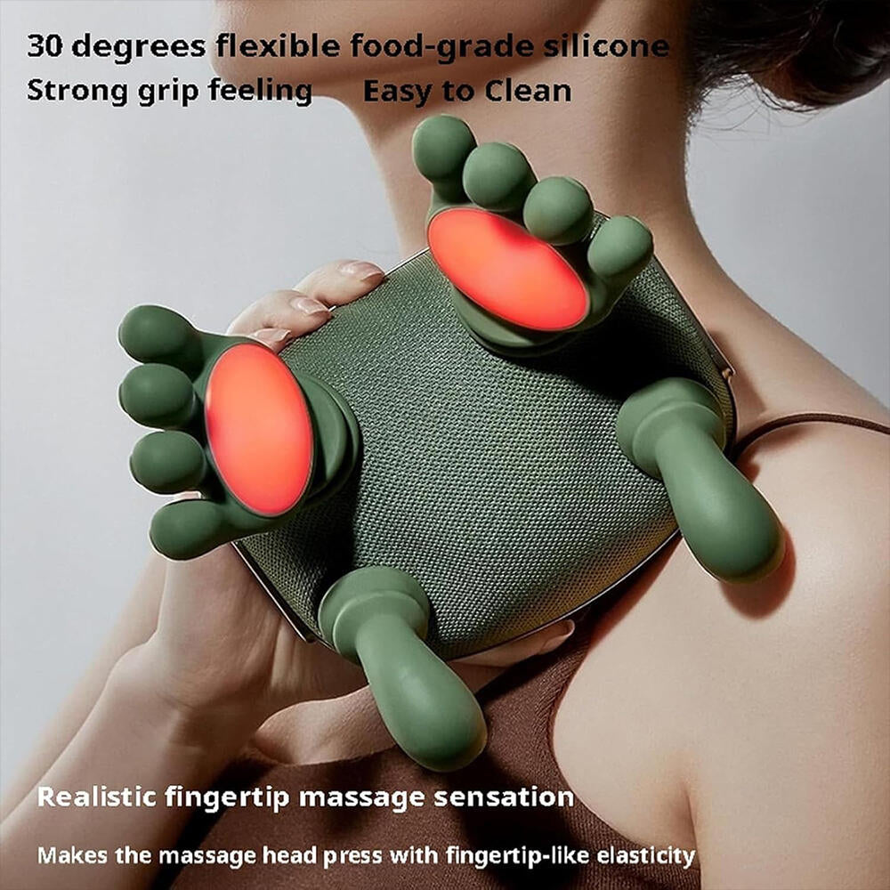 Masajeador Cervical y Espalda 4D Mano Biónica con Calor