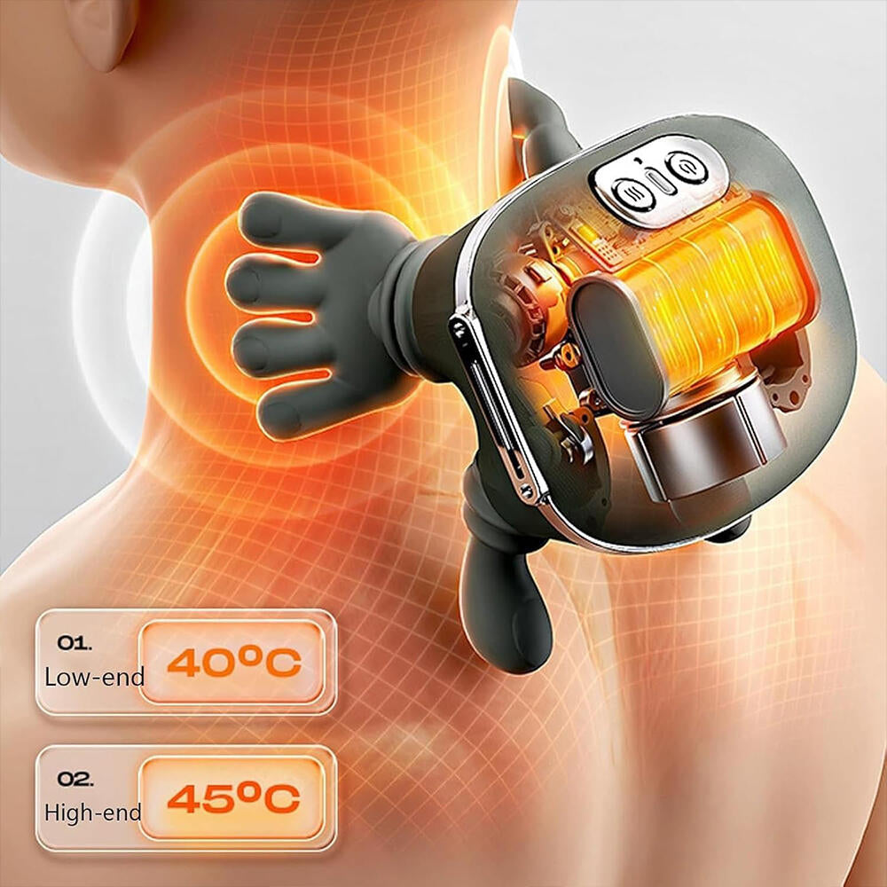 Masajeador Cervical y Espalda 4D Mano Biónica con Calor