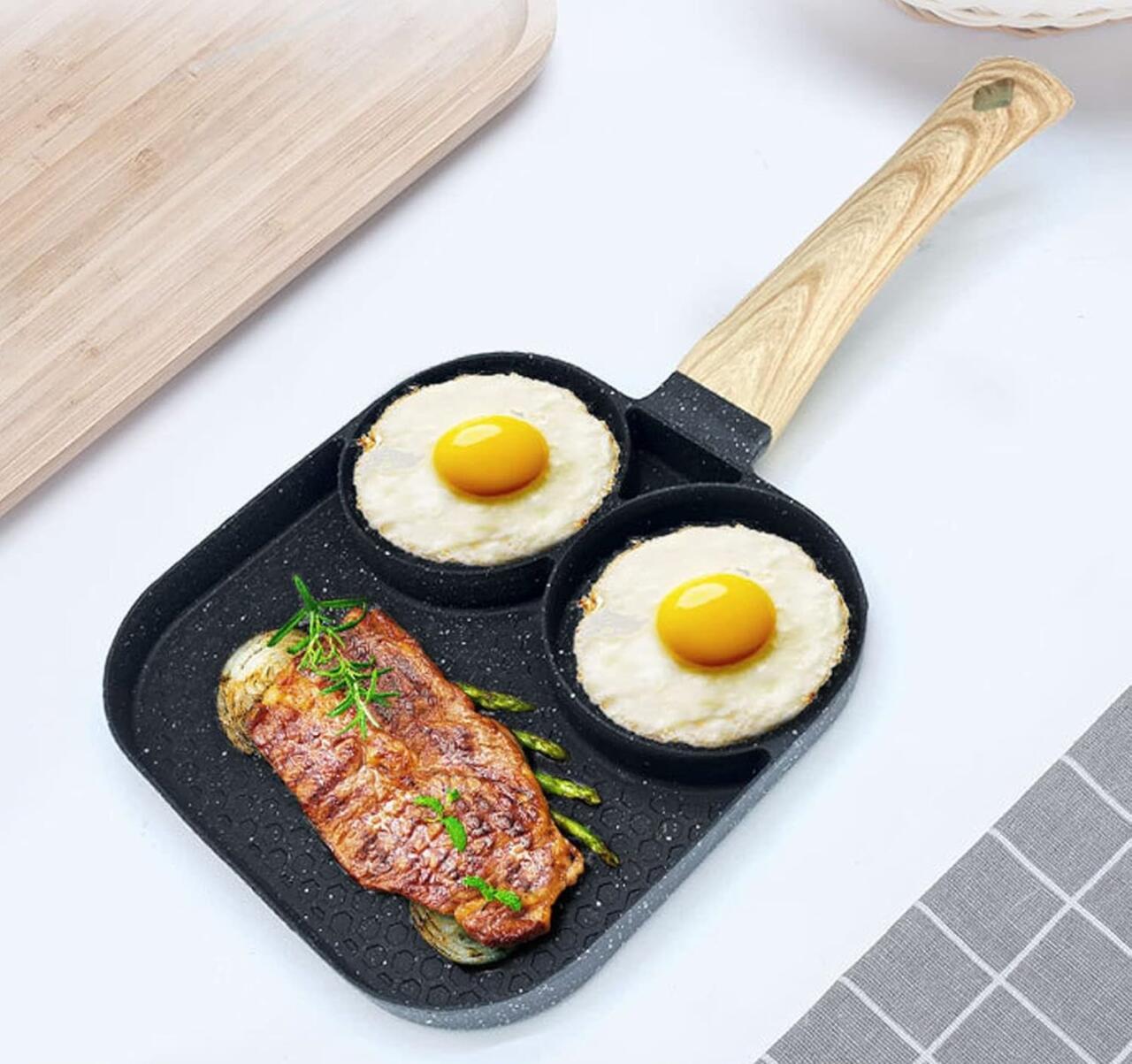 Sartén de 3 compartimentos