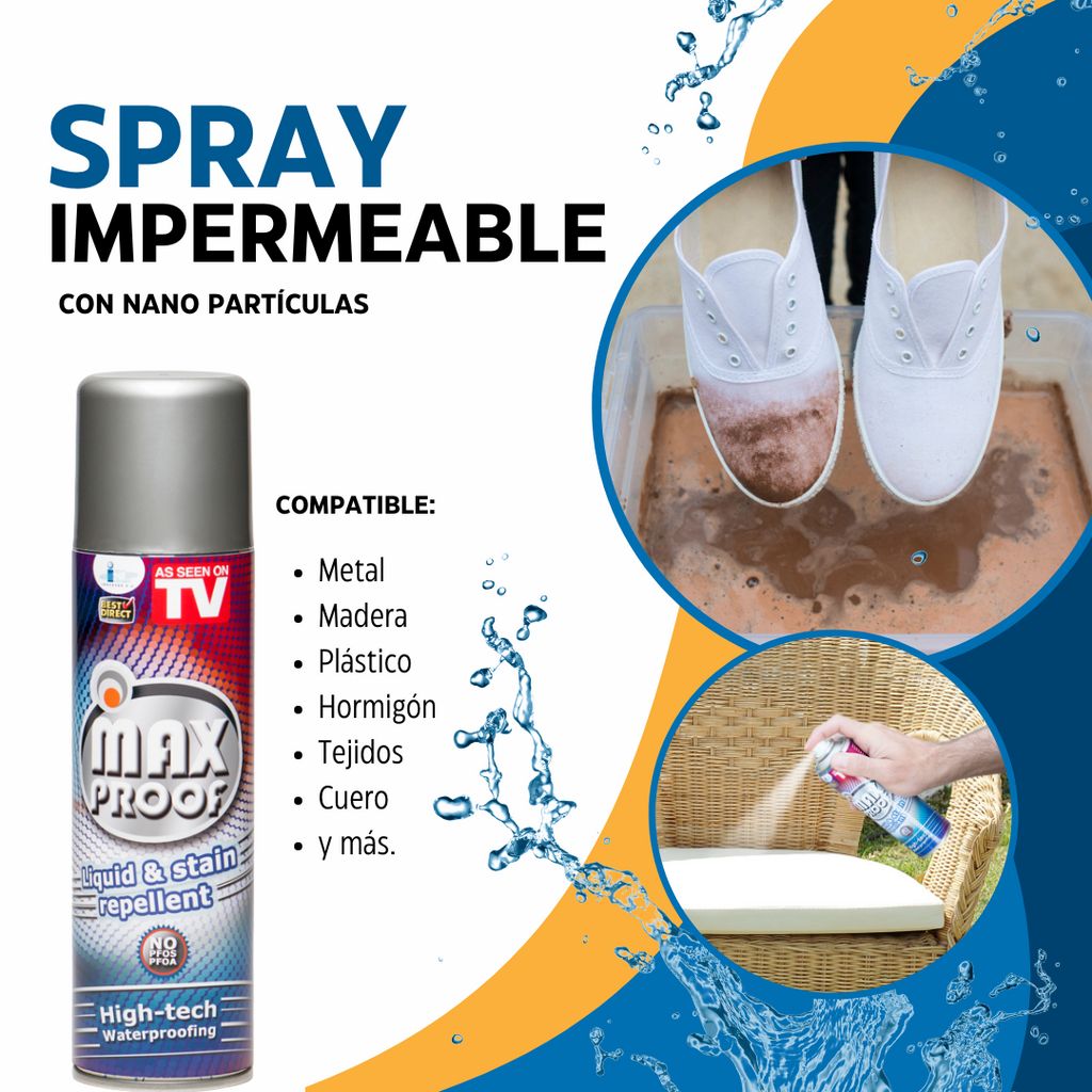 Spray Impermeabilizante Invisible con Nanotecnología