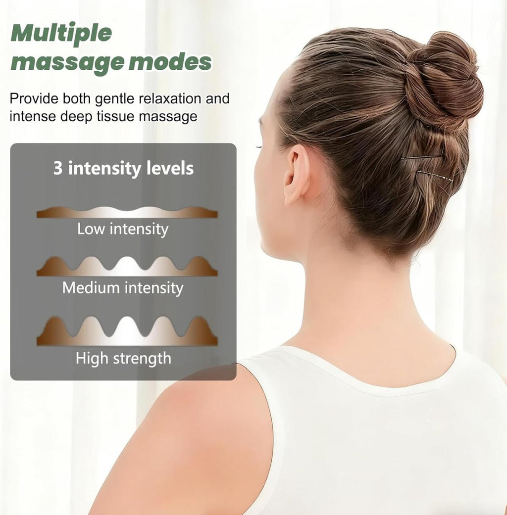 Masajeador Cervical y Espalda 4D Mano Biónica con Calor